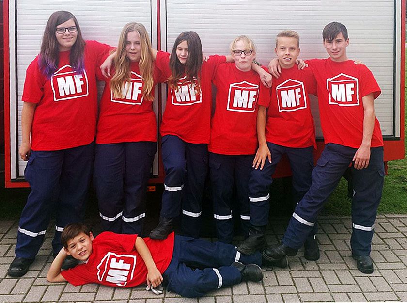 Trainingsshirts für die Kinder- und Jugendfeuerwehr Uenglingen